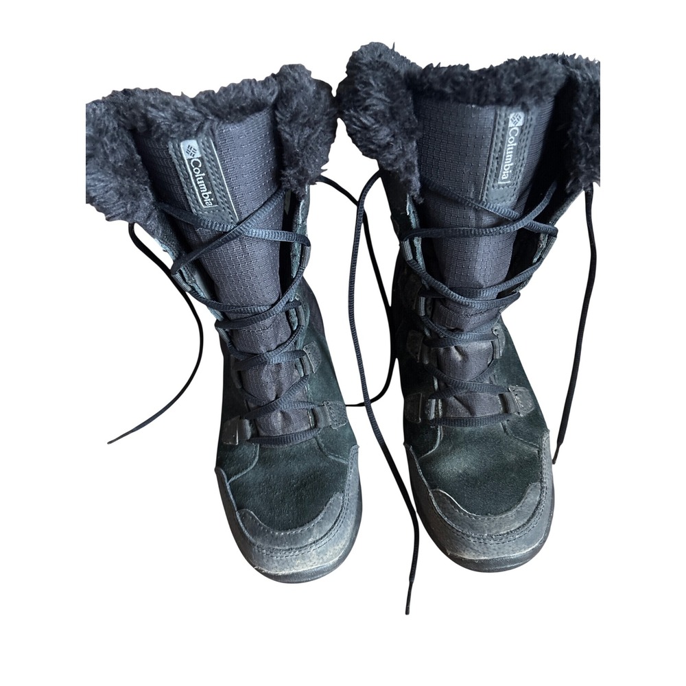 Columbia Winter Boots Womens 6 Black